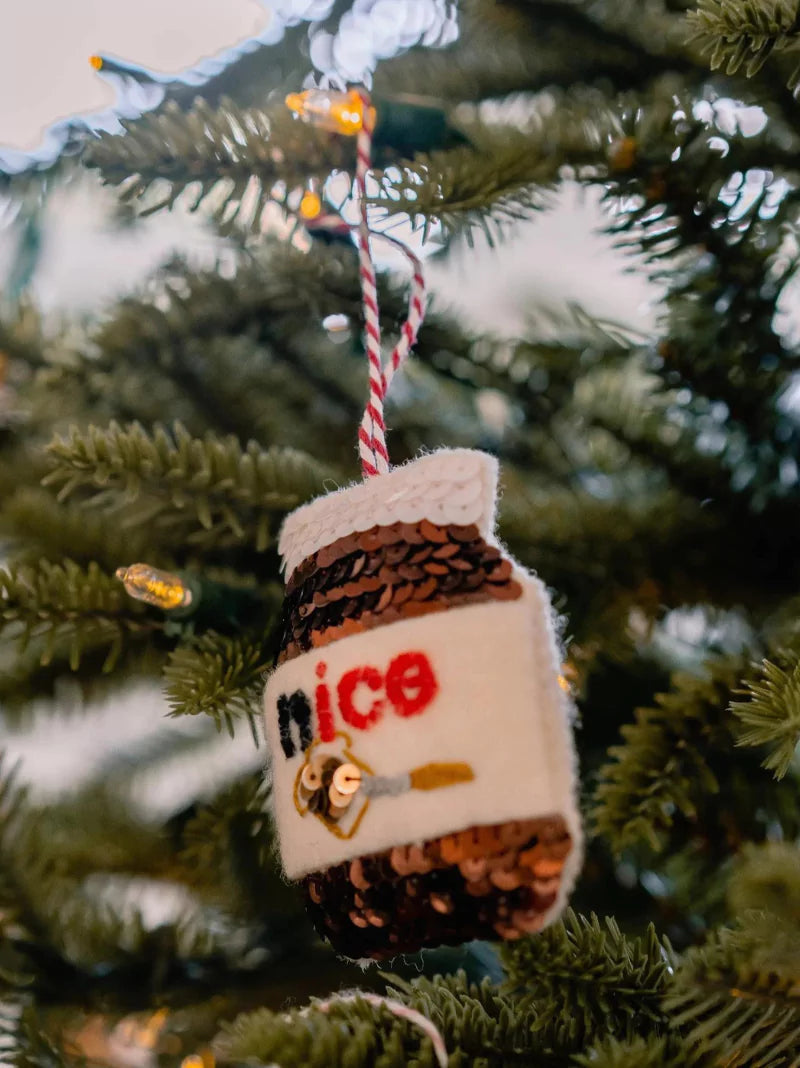 Naughty or Nice Chocolate Spread Ornament