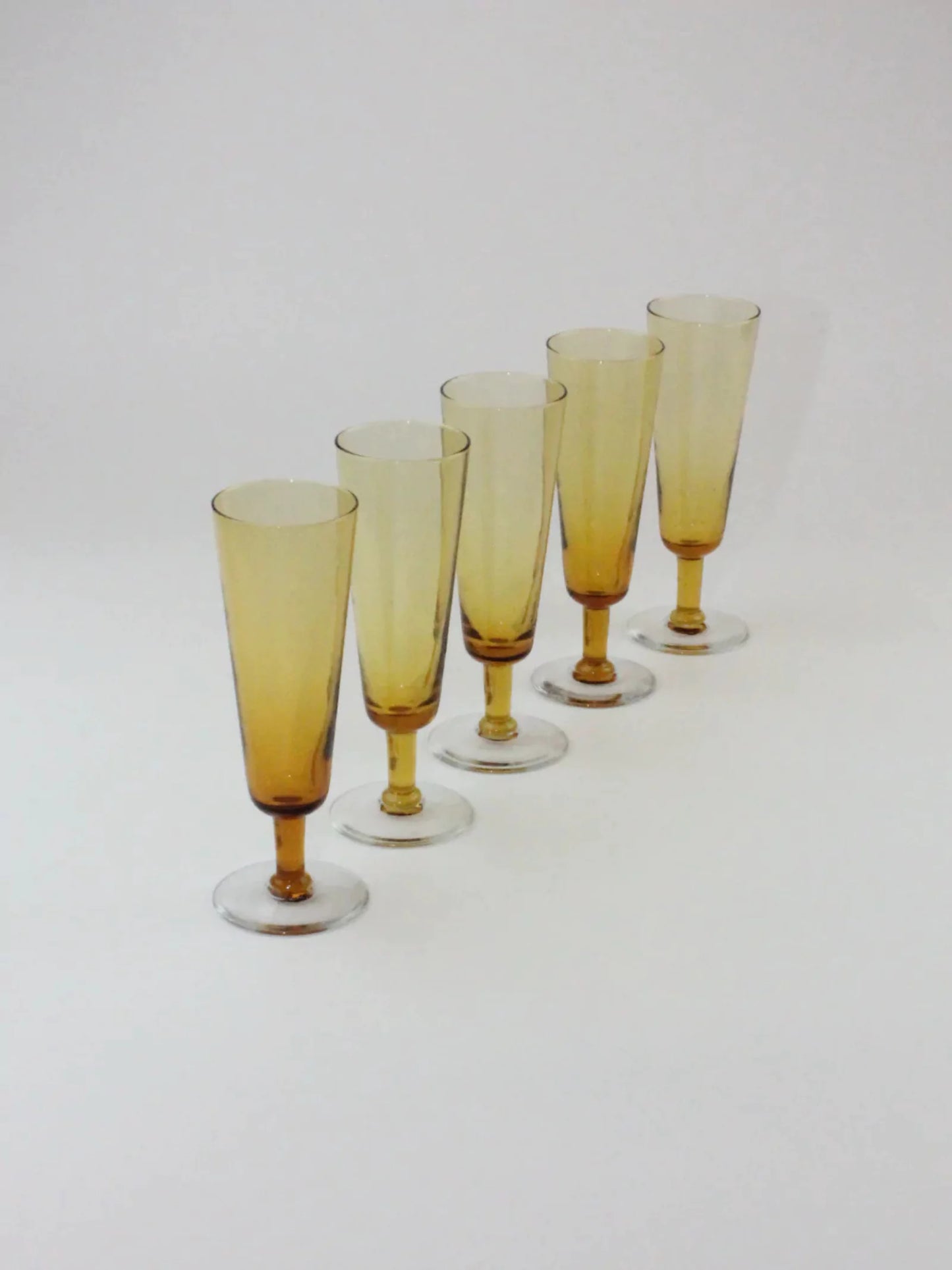 Amber Flutes Set of 5