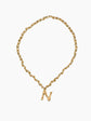 Pearl Gold Initial Chain