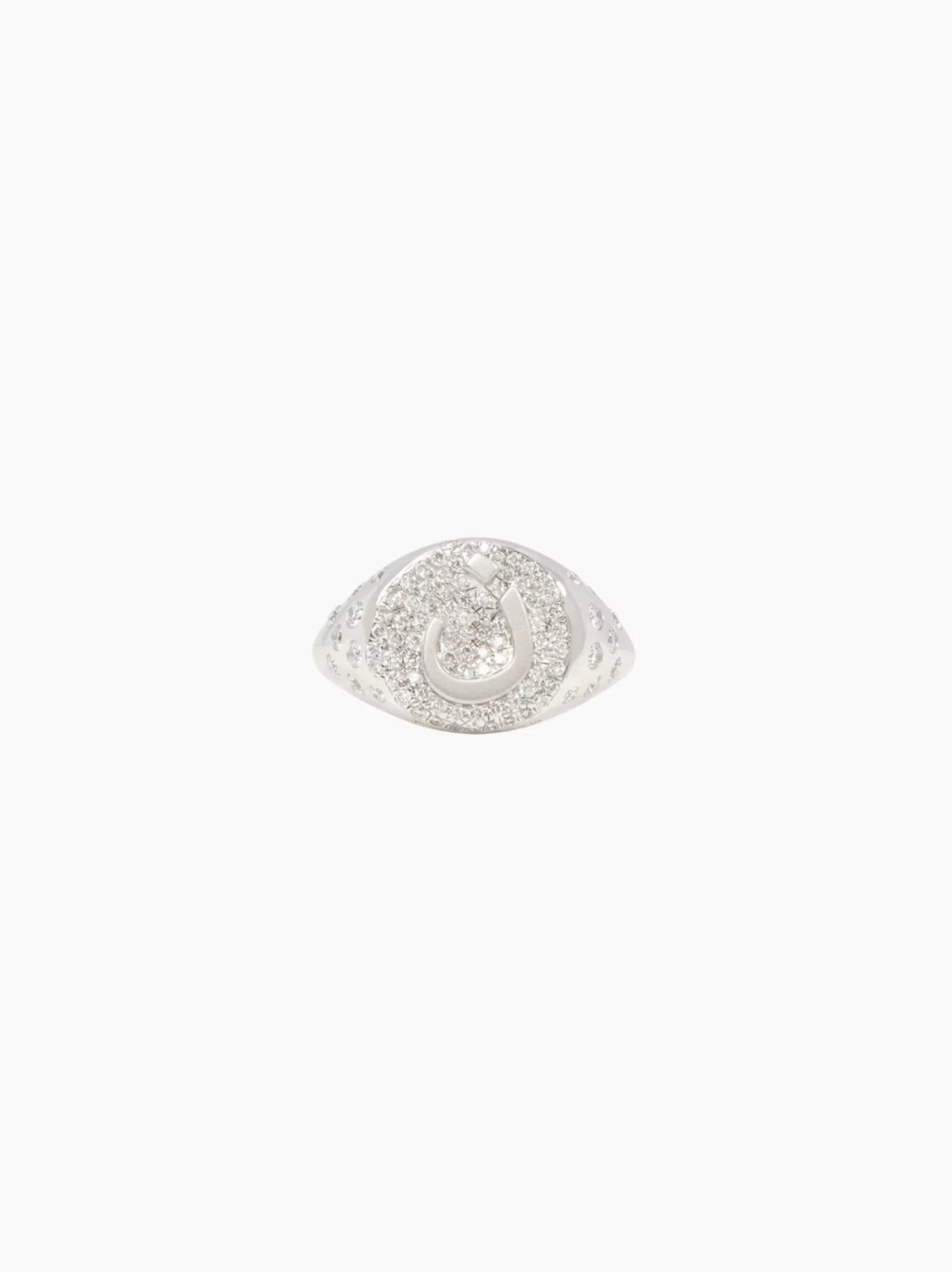 Diamond Letter Ring