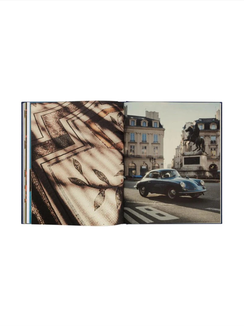 The Parisian Blue Coffee Table Book Stack