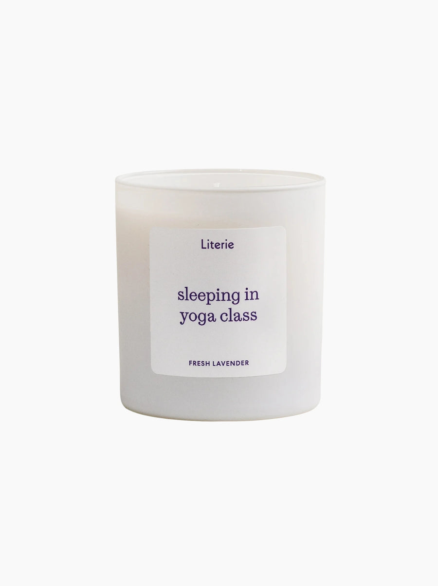 Sleeping in Yoga Class Candle