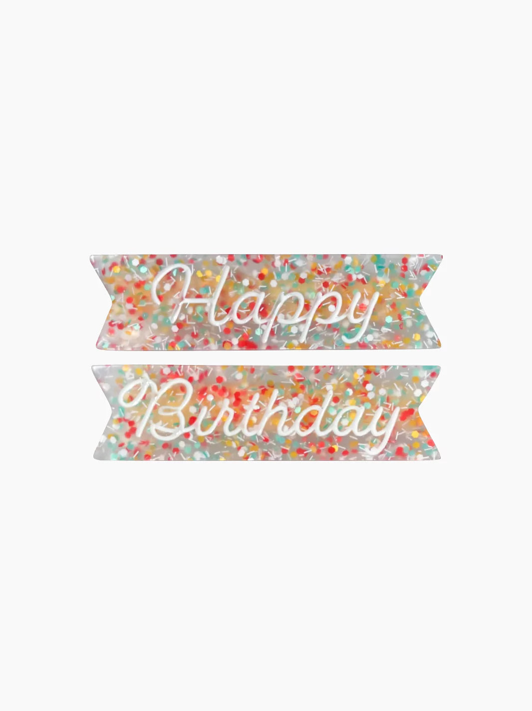 Happy Birthday Hair Clips Set