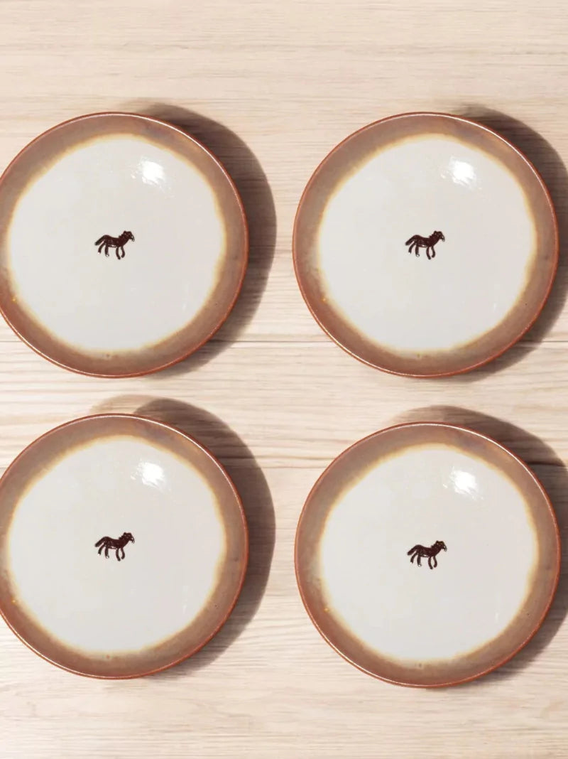 Wild Horses Plates Set of 4