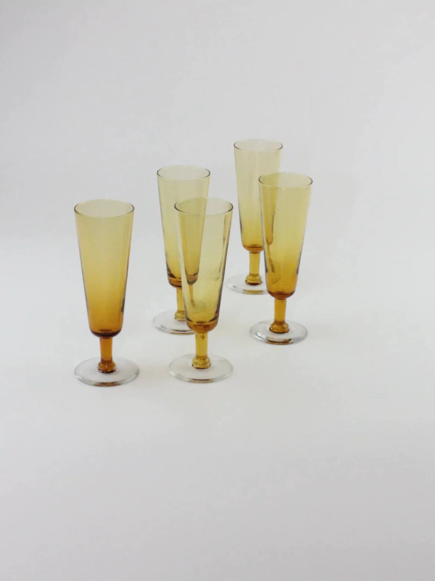 Amber Flutes Set of 5