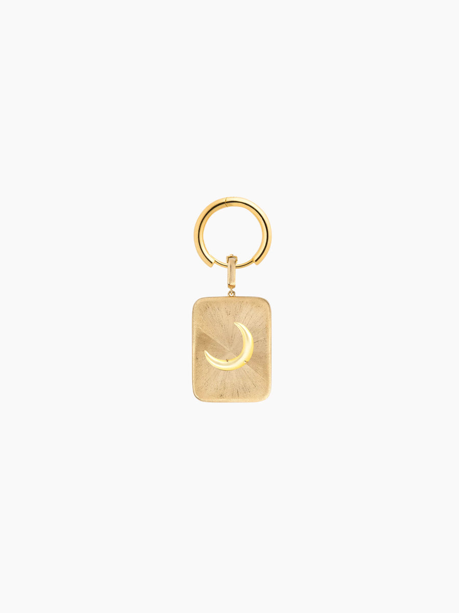 Hilal Gold Rectangle Charm