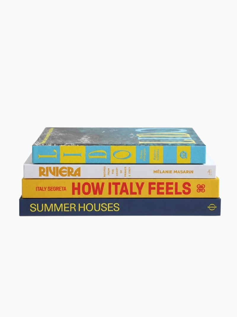 The Summer Coffee Table Book Stack