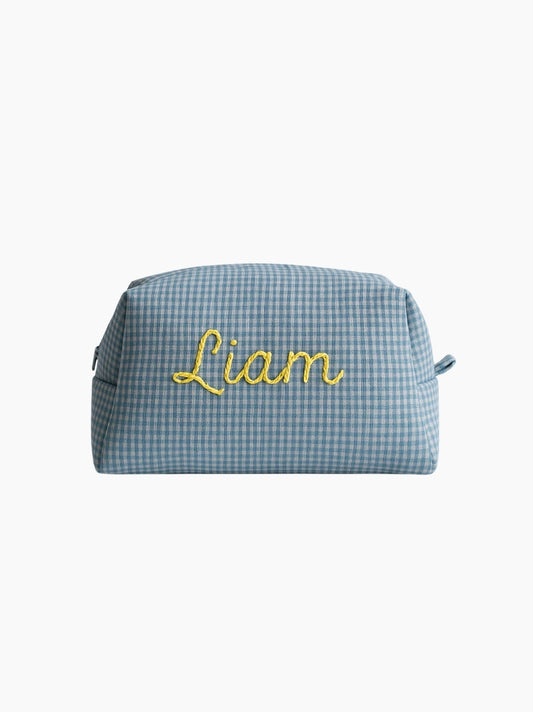Personalised Vichy Azur Baby Toiletry Bag