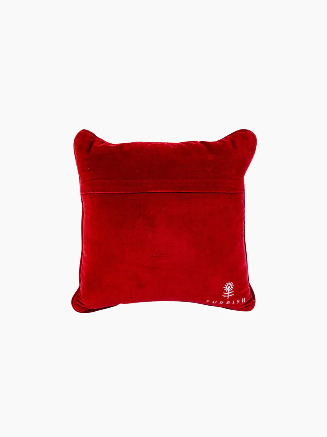 Naughty or Nice Needlepoint Pillow