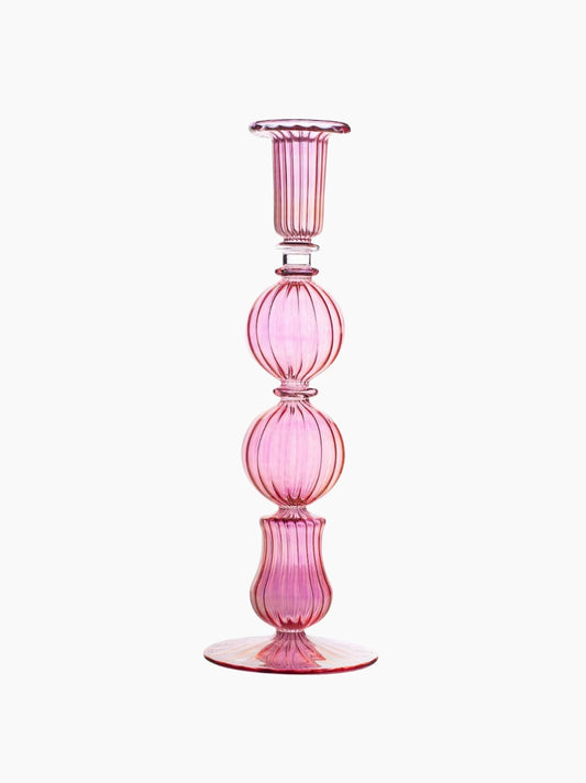Ombo Glass Candlestick