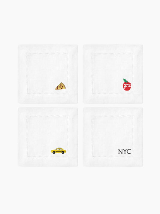 NYC Cocktail Napkin Set of 4