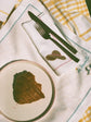 Linen Motif Napkins Set of 2
