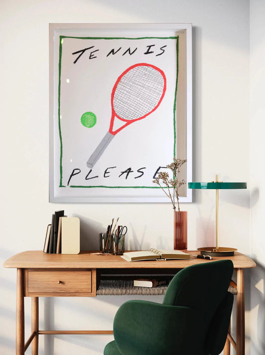 Tennis Please Art Print