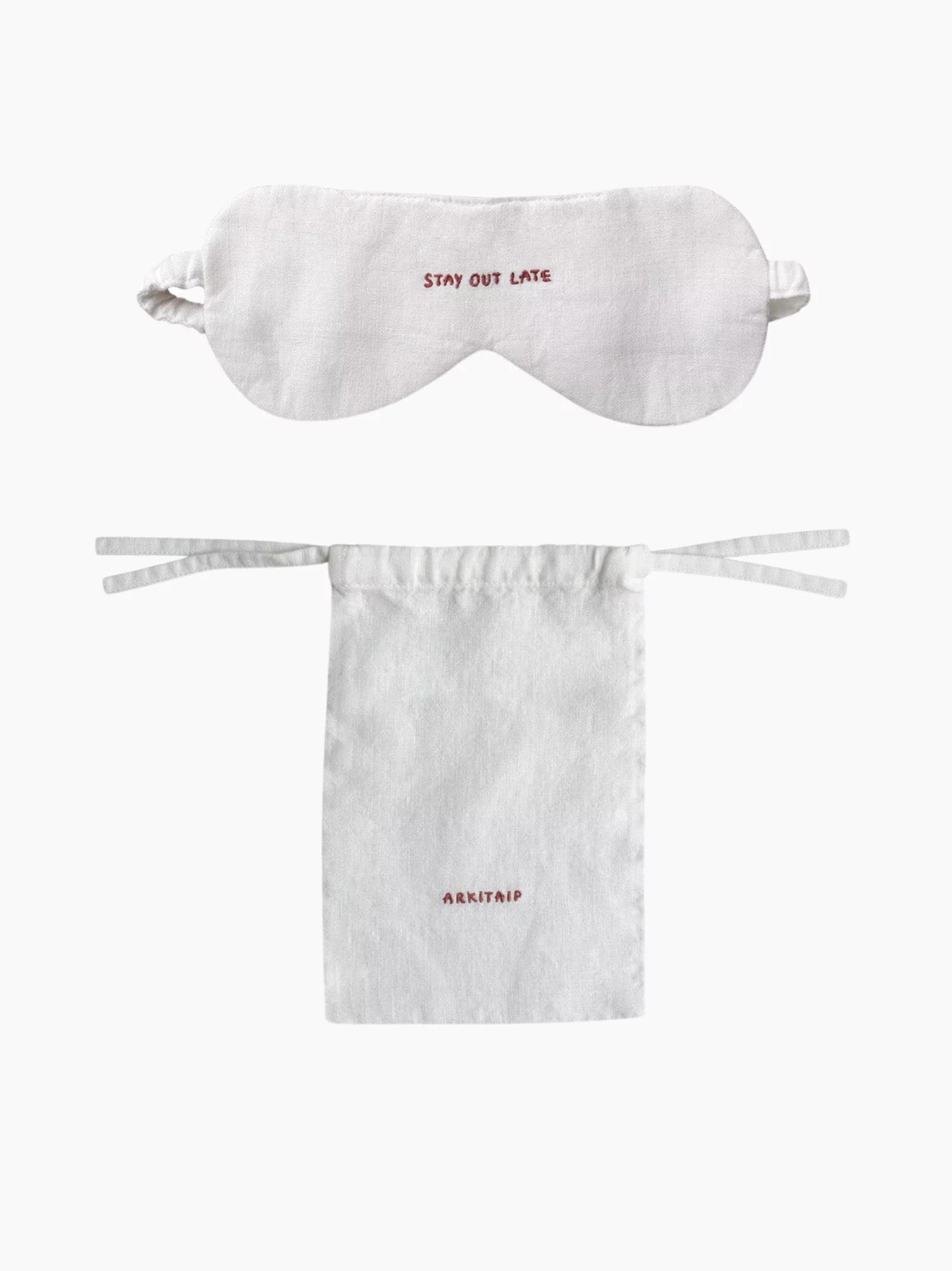 Stay Out Late Linen Eye Mask