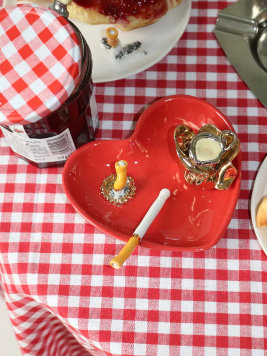 Champagne Heart Ashtray