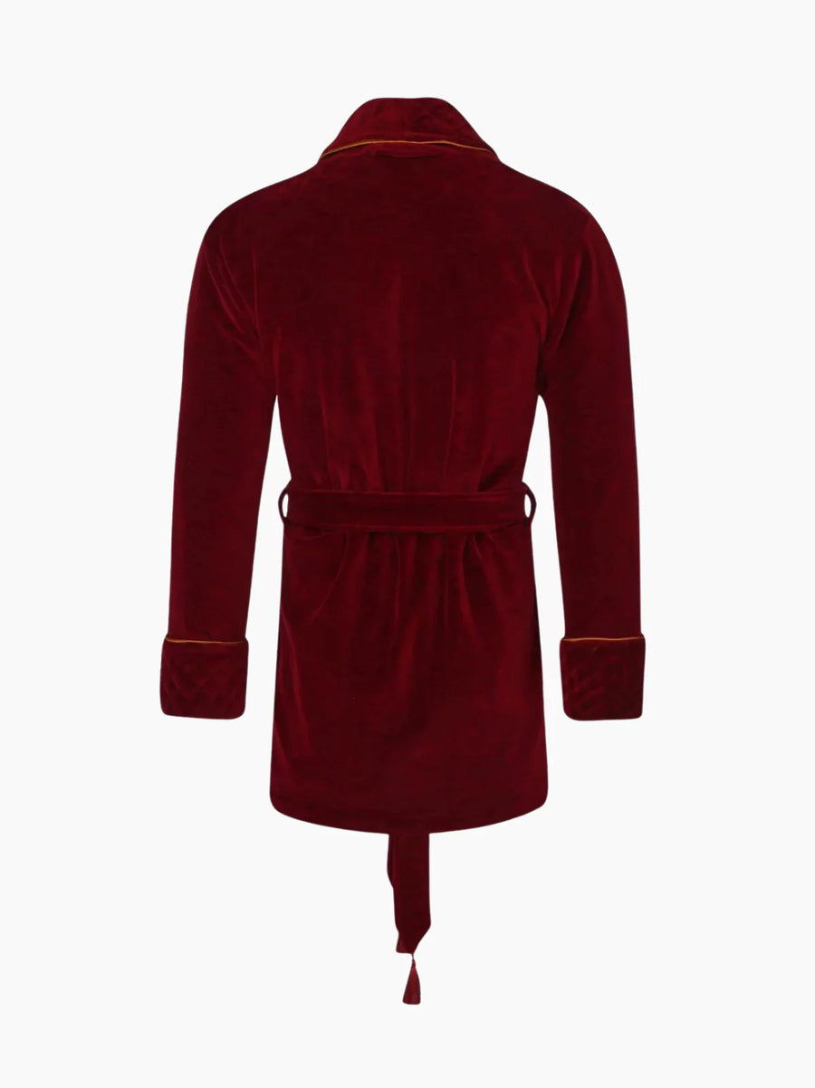 Howard Short Velvet Smoking Jacket