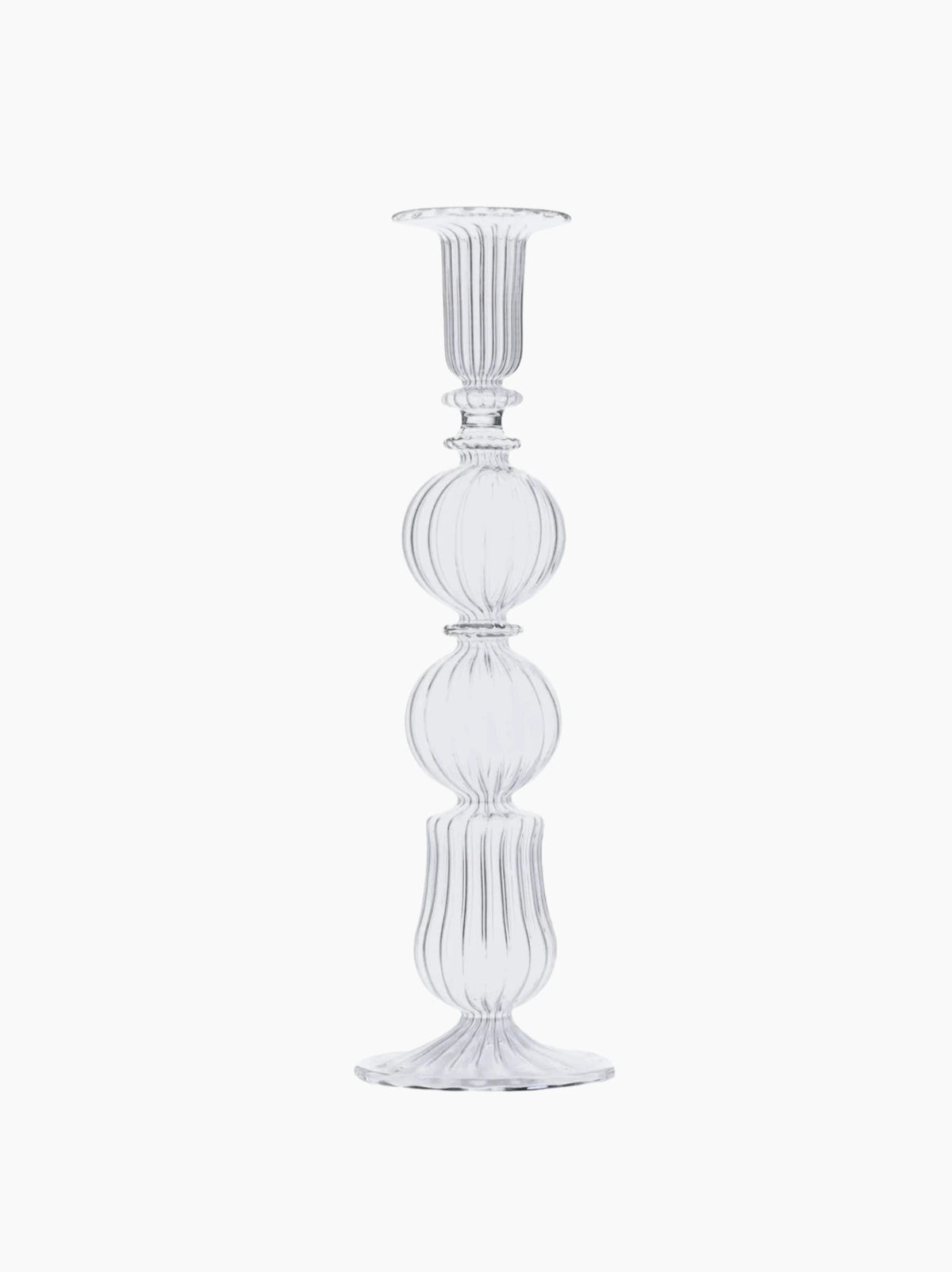 Ombo Glass Candlestick