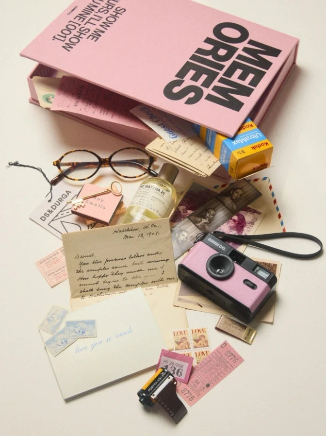 Memories Film Camera Keepsake Gift Box