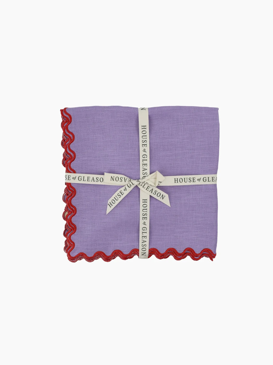 Personalised Dinner Napkins Set