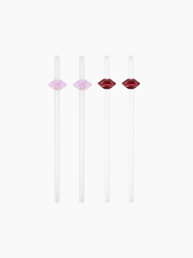 Lip Straws Set of 4