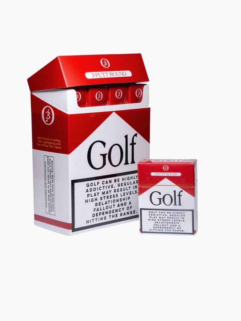 Red Golf Addiction Tee Gift Set
