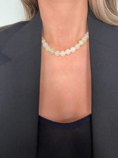 Morganite Gemstone Necklace