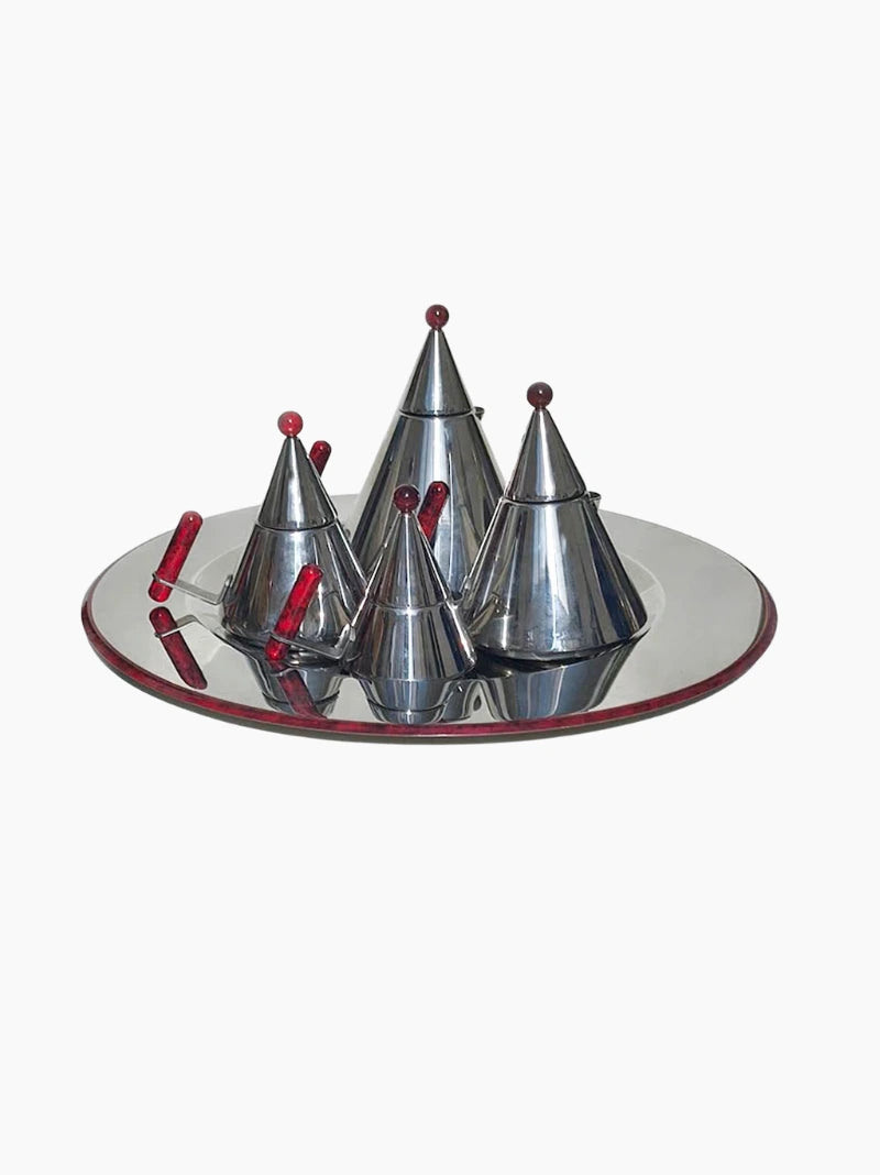 Vintage 1980s Memphis Tea & Coffee Set