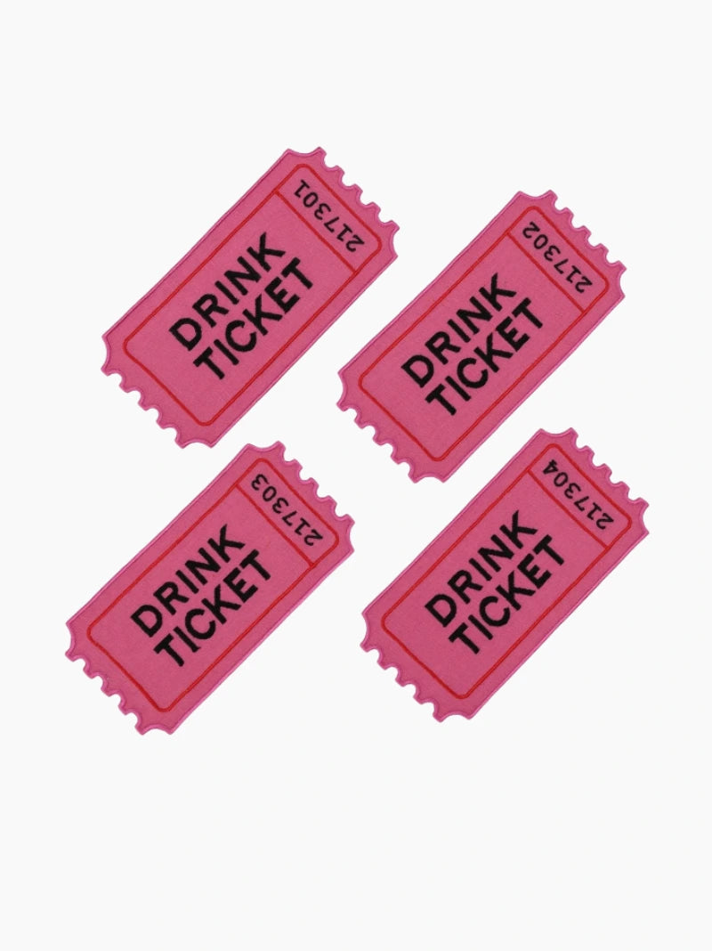Drink Ticket Cocktail Napkins