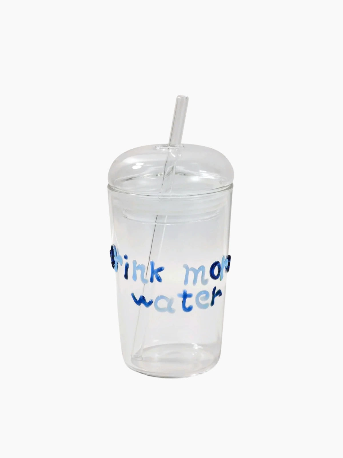 Drink More Water Glass Tumbler