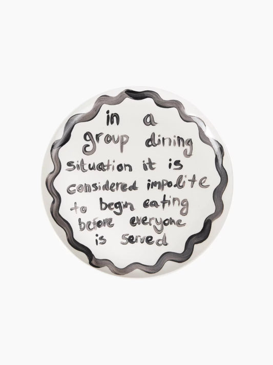 In Group Dining Situations Plate