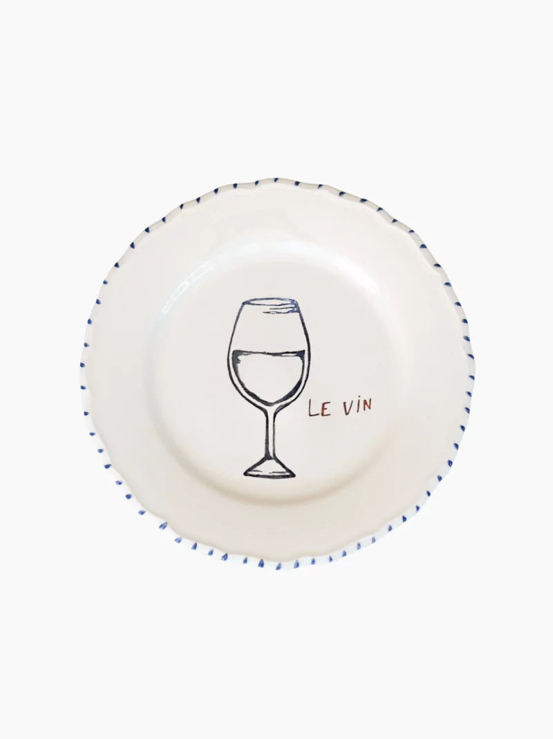 L'Apéritif Plate Set of 4