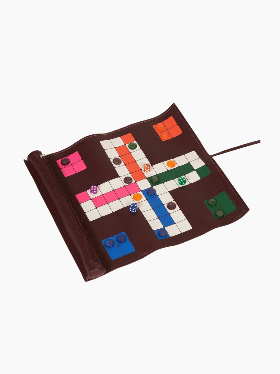 Leather Roll-Up Ludo