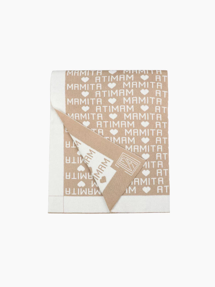 Bespoke Camel Organic Cotton Blanket