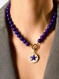 Starfish Gold Circle Charm