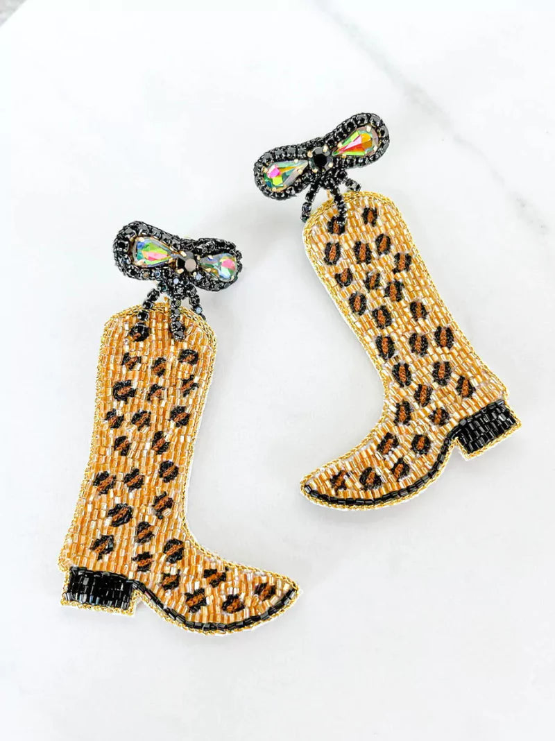 Safari Boot Earrings