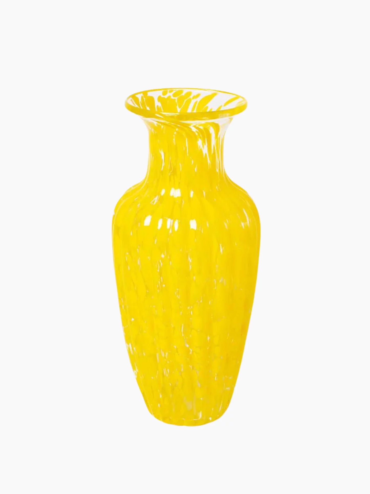 Yellow Speckled Vase