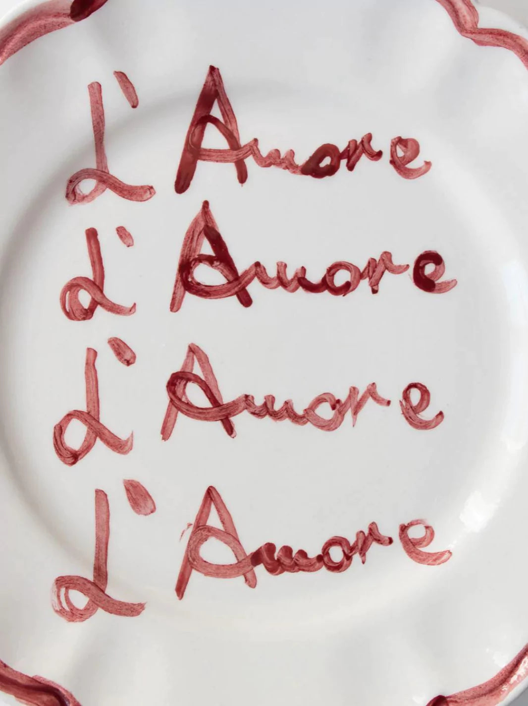 L'amore Plate Set of 4