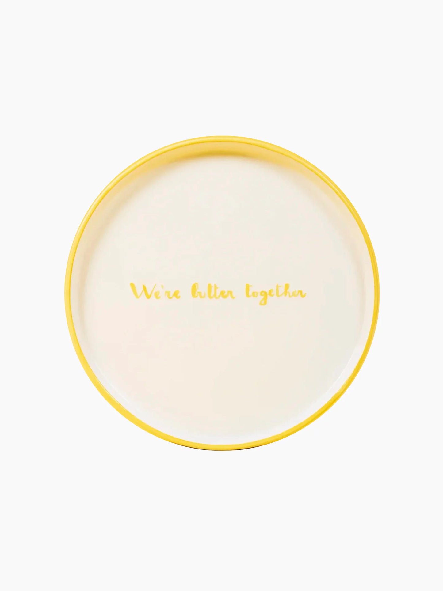 We're Butter Together Dinner Plate