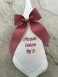 Please Leave By 9 Dinner Napkins Set of 12