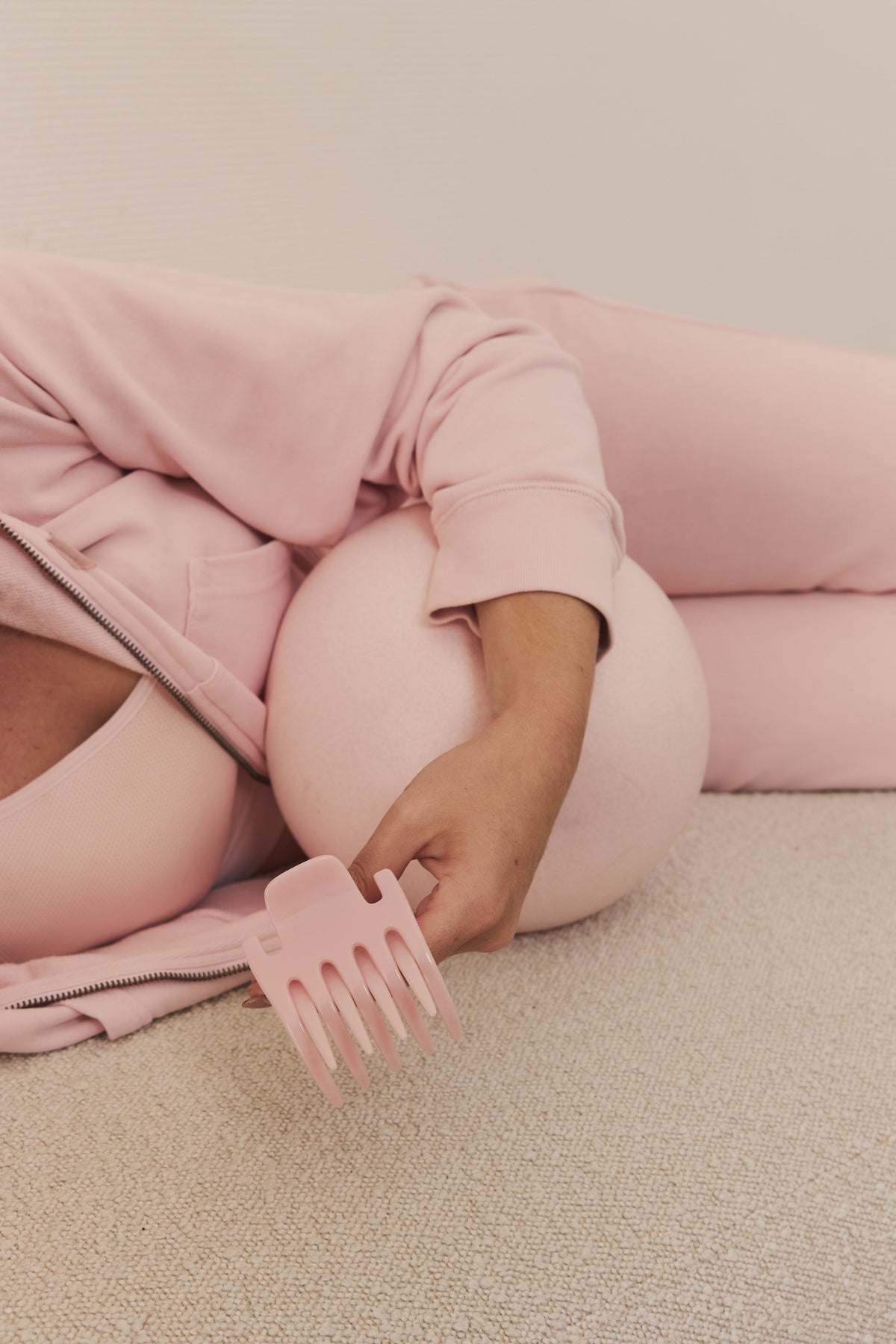 Pink Pilates Claw Clip