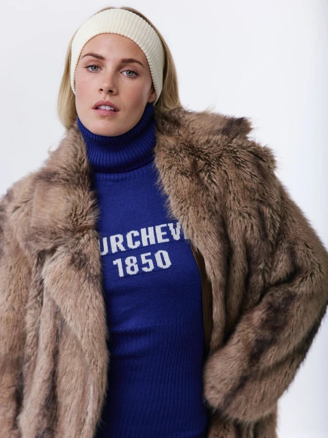 Courchevel Blue Knitted Jumper