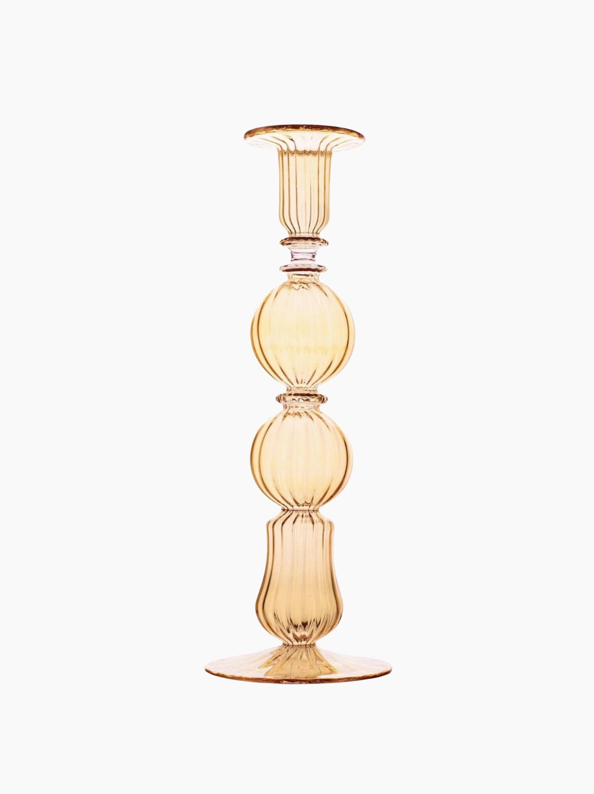 Ombo Glass Candlestick