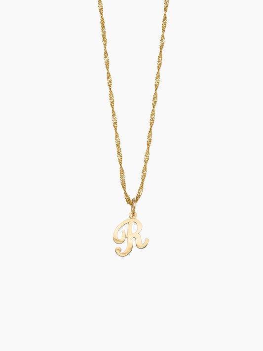 Cursive Initial Necklace