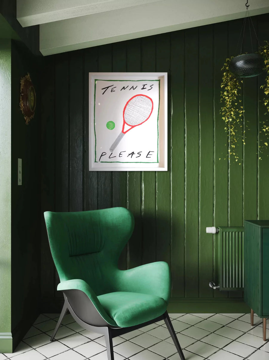 Tennis Please Art Print