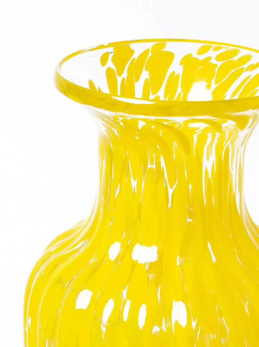 Yellow Speckled Vase