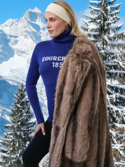 Courchevel Blue Knitted Jumper