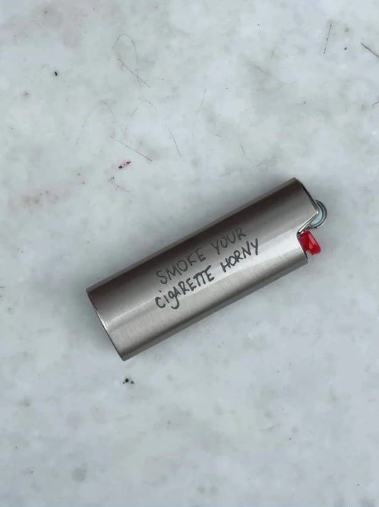 Smoke Your Cigarette Horny Lighter Case