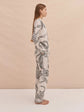 Personalised Leopard Long Pyjama Set