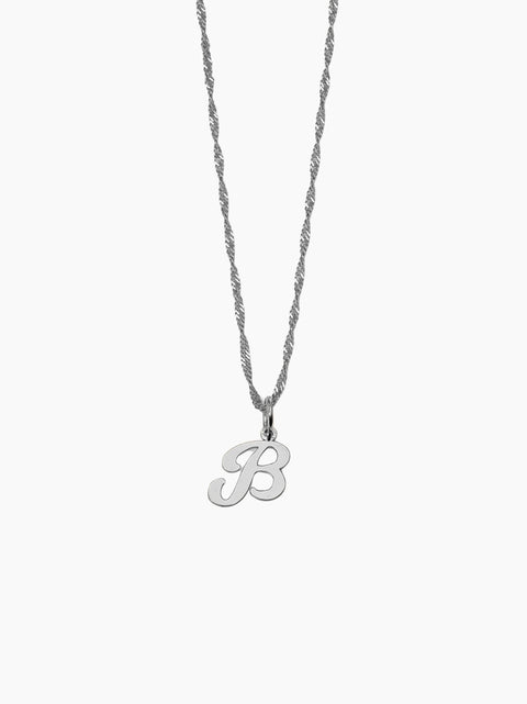 Cursive Initial Necklace