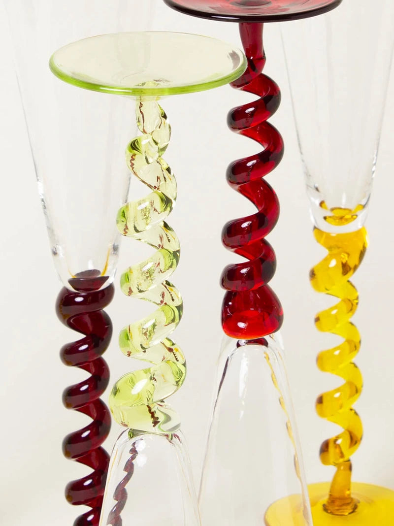 Curly Flutes Set of 6
